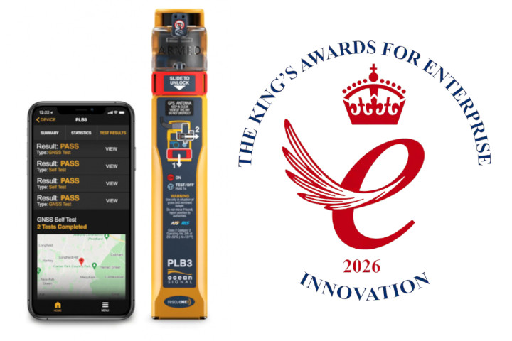 Ocean Signal PLB3 King’s Award for Enterprise