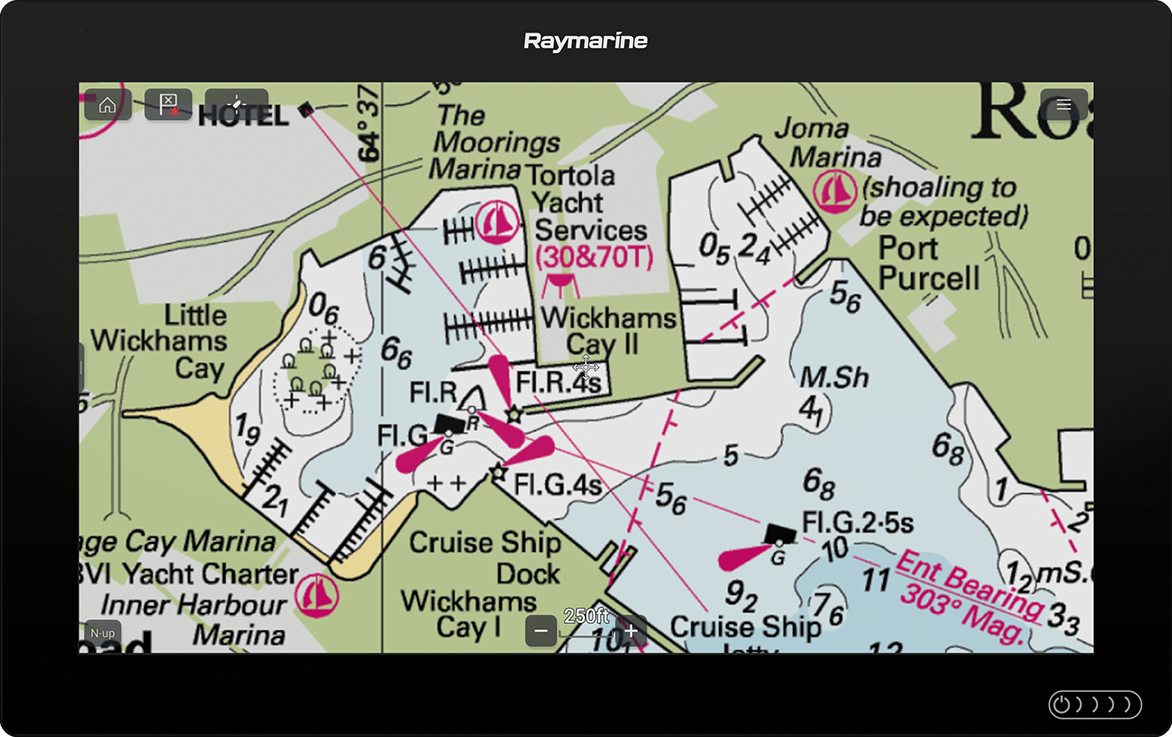 Wsparcie dla map Imray Chart