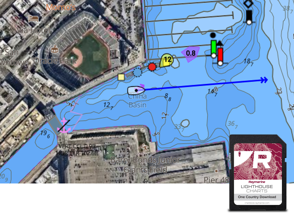 Raymarine LightHouse Charts